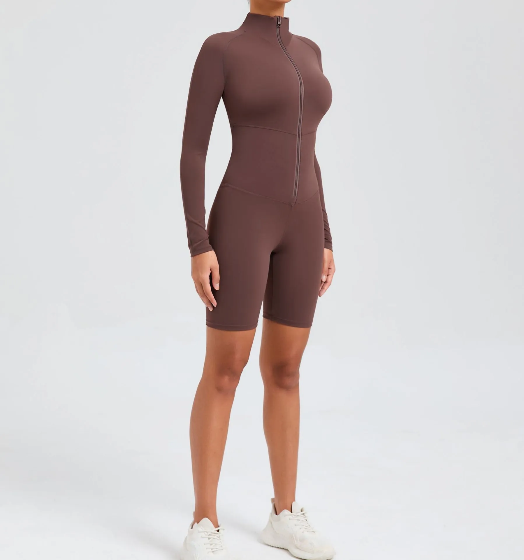 Core Longsleeve Zip Romper
