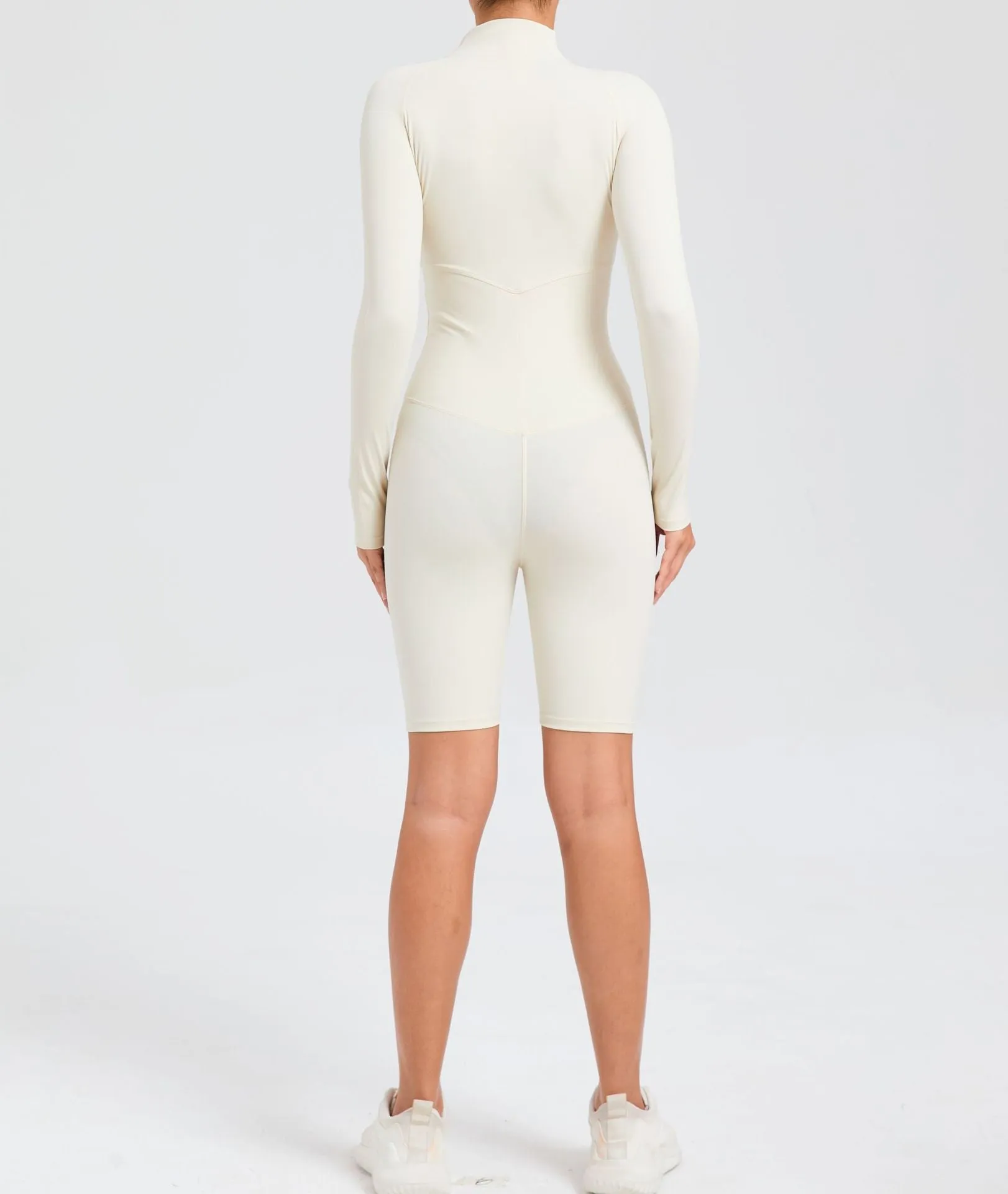Core Longsleeve Zip Romper