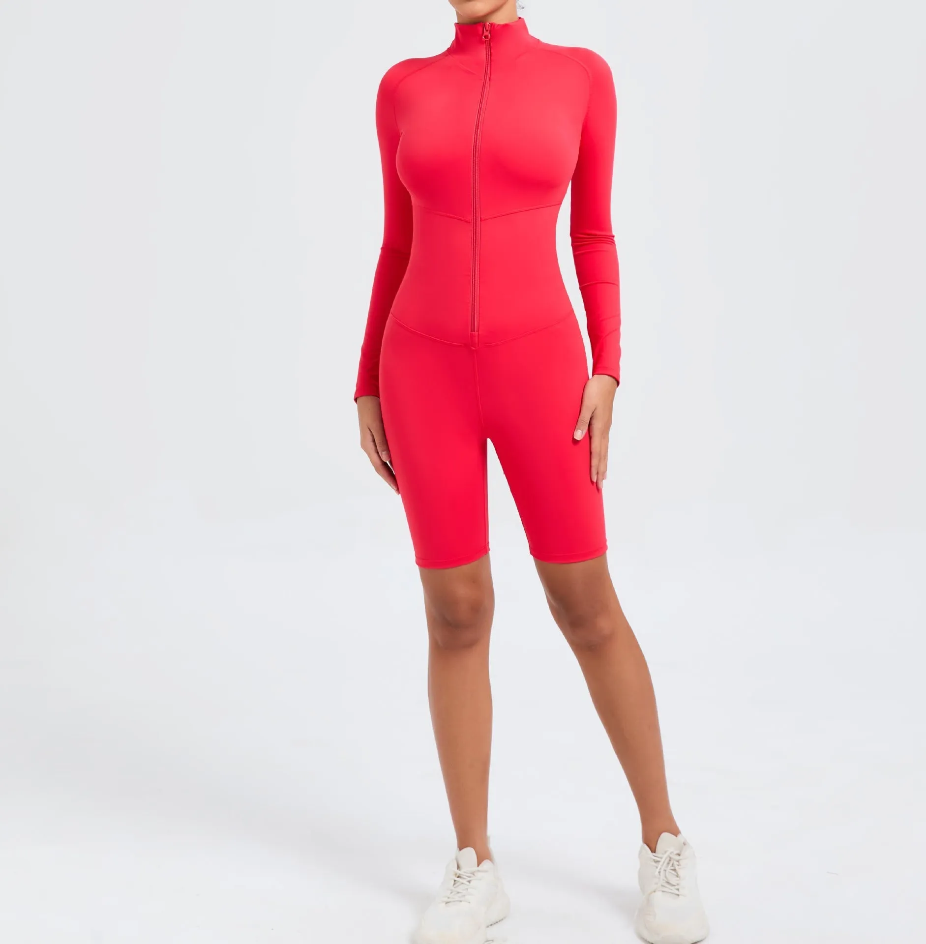 Core Longsleeve Zip Romper