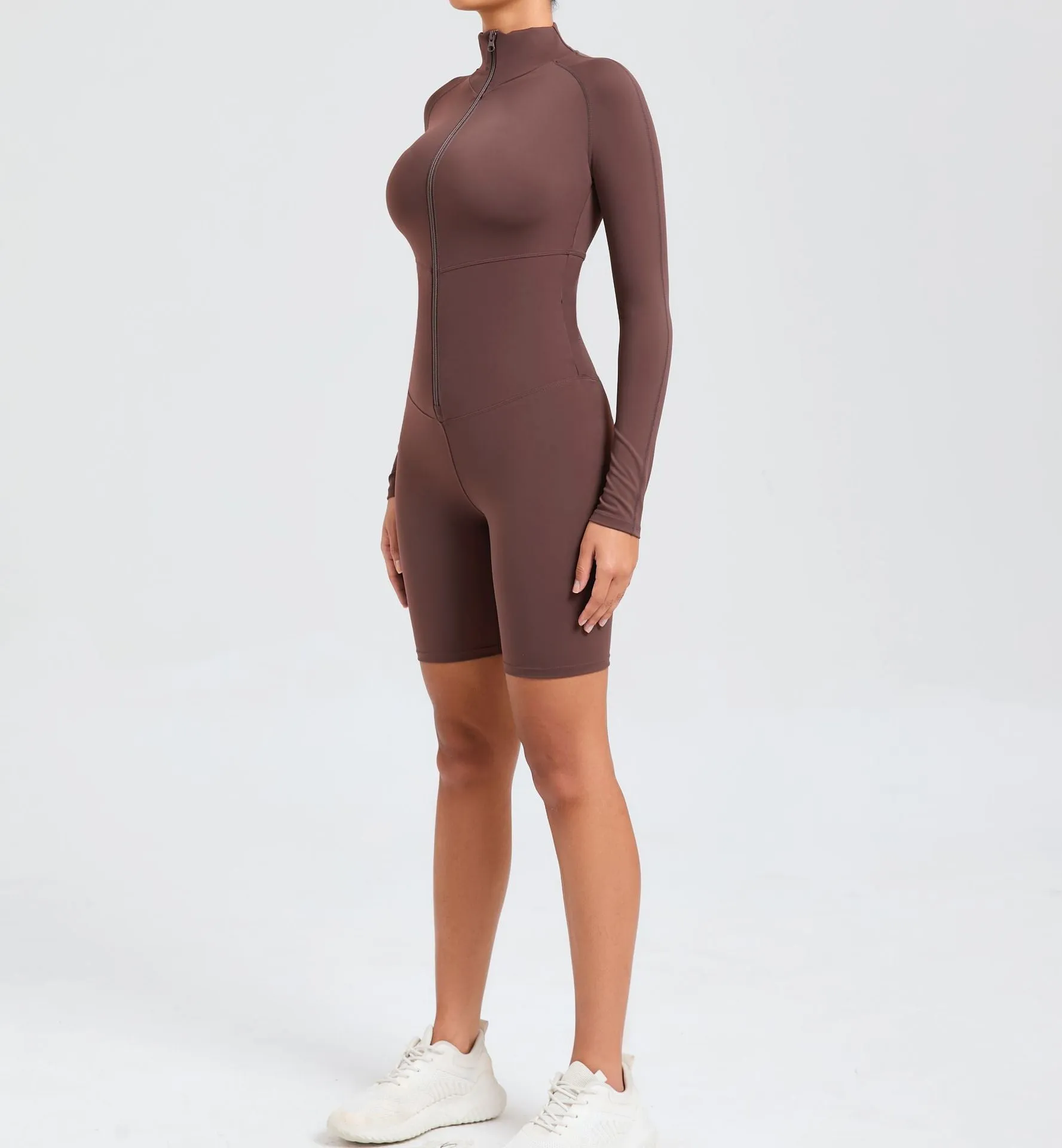 Core Longsleeve Zip Romper