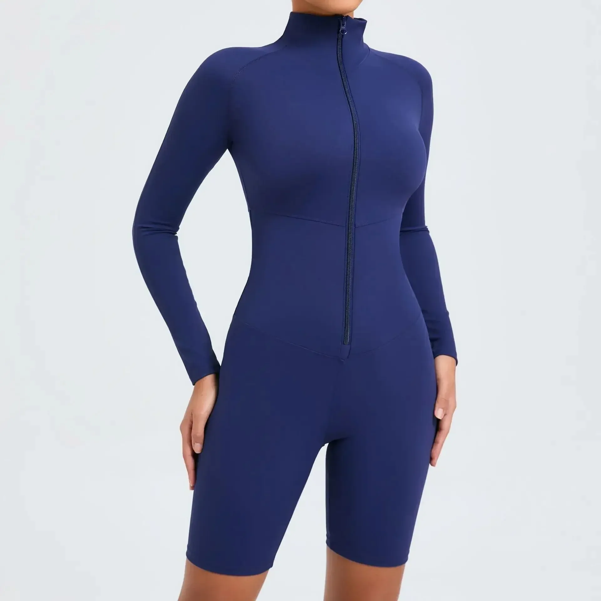 Core Longsleeve Zip Romper