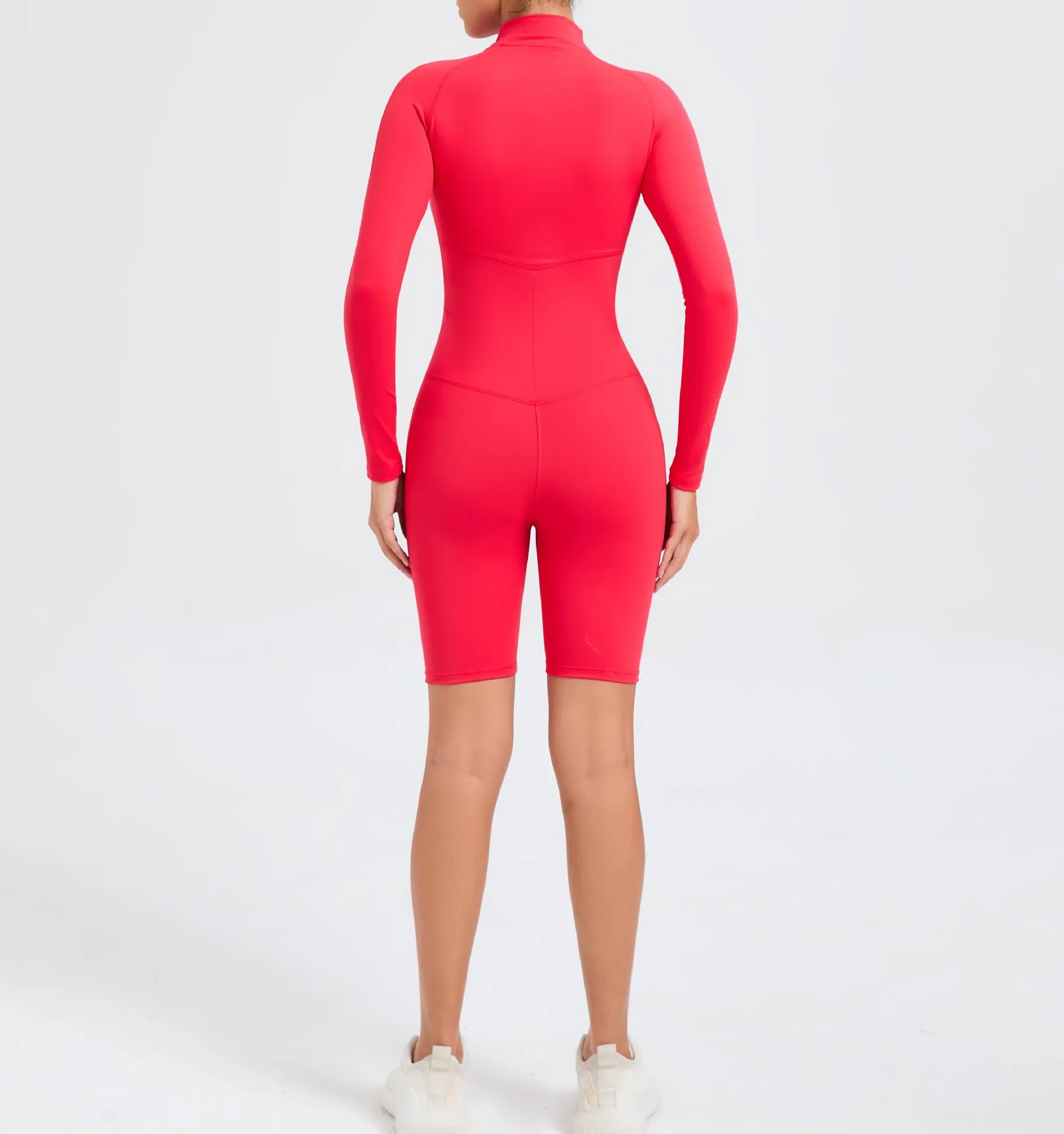 Core Longsleeve Zip Romper
