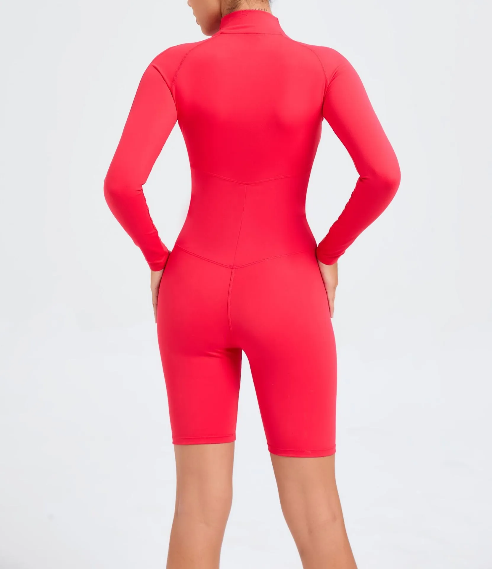 Core Longsleeve Zip Romper