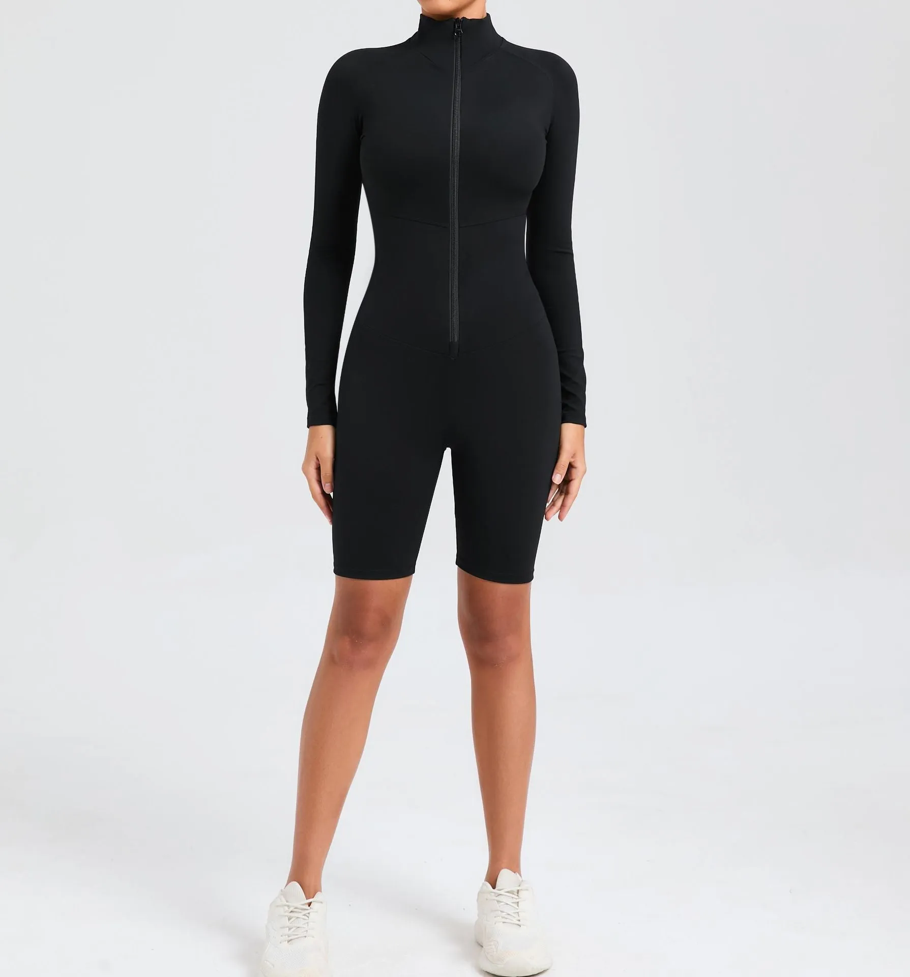 Core Longsleeve Zip Romper