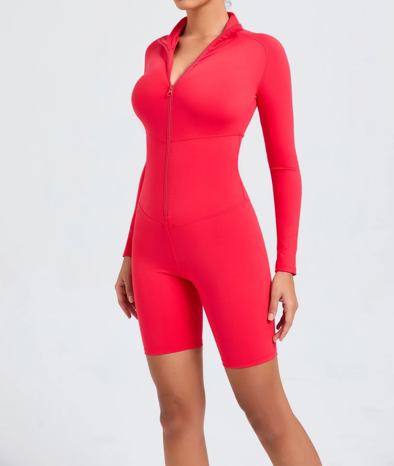 Core Longsleeve Zip Romper