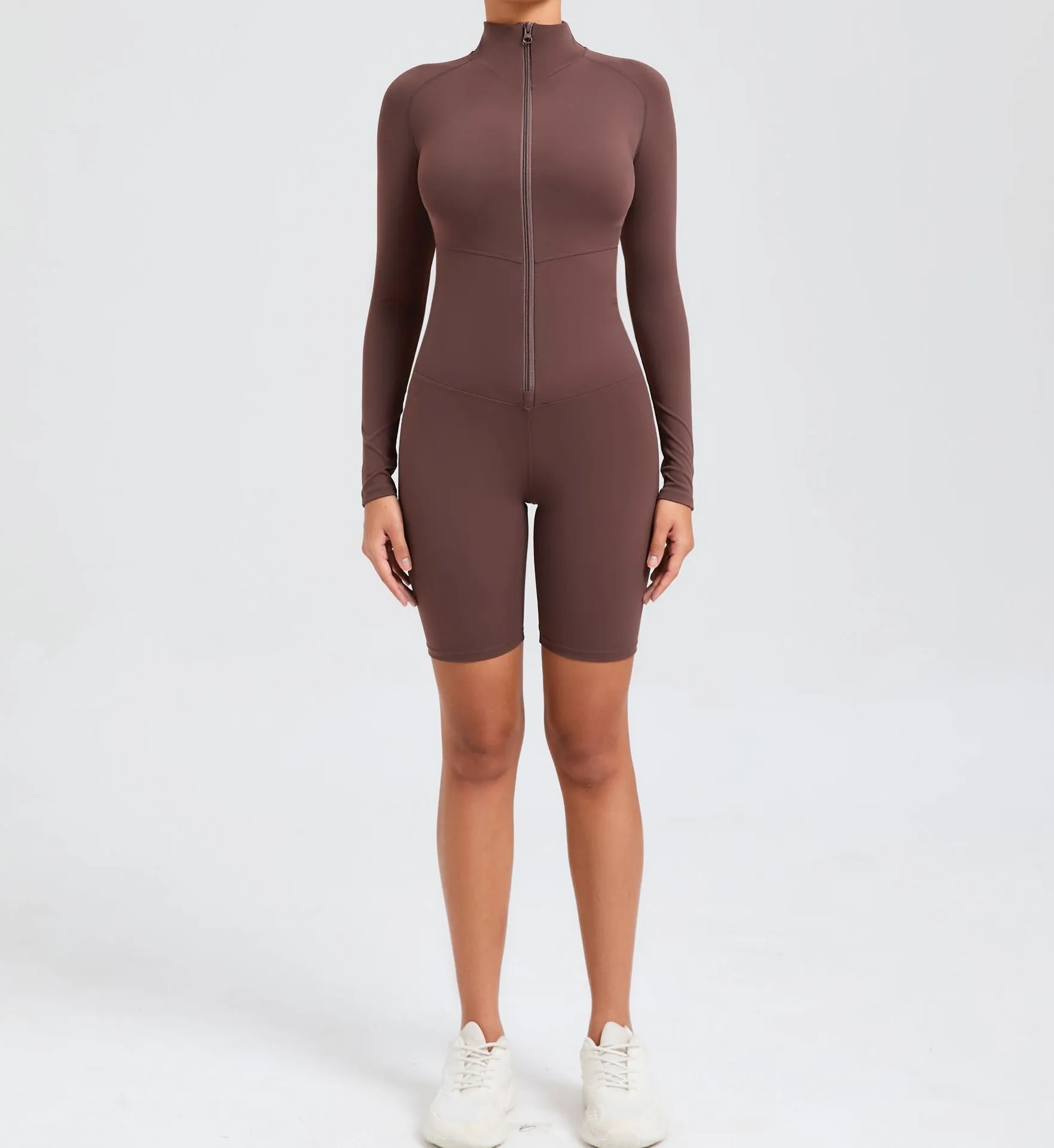 Core Longsleeve Zip Romper