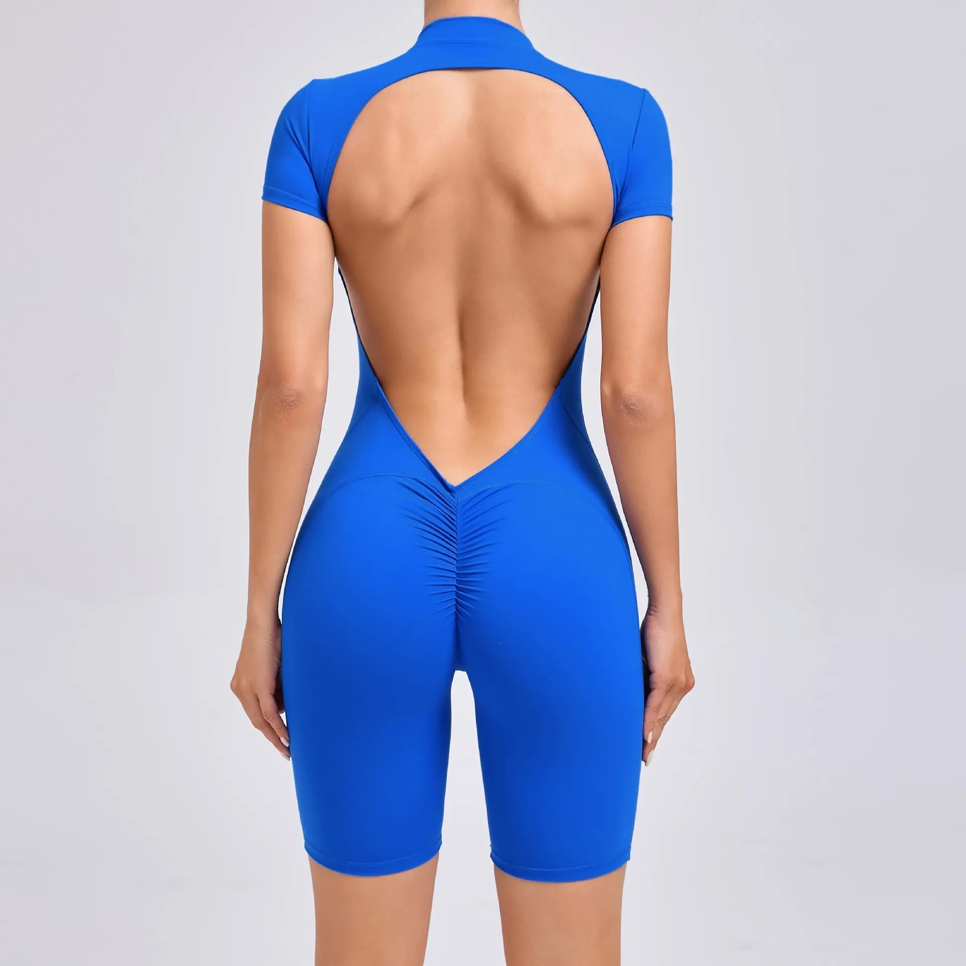 Core Open Back Zip Romper