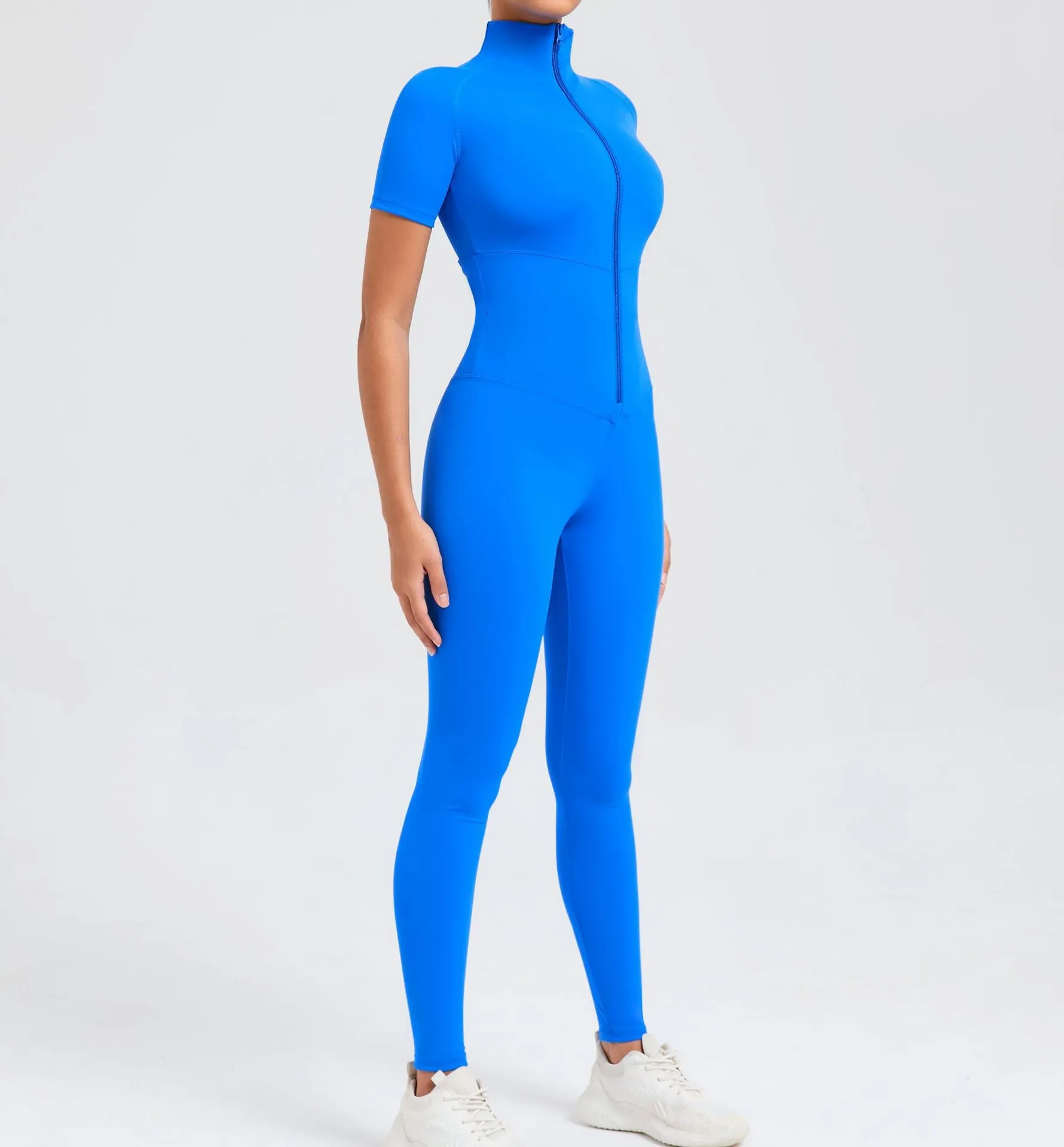 Core T-Sleeve Zip Jumpsuit