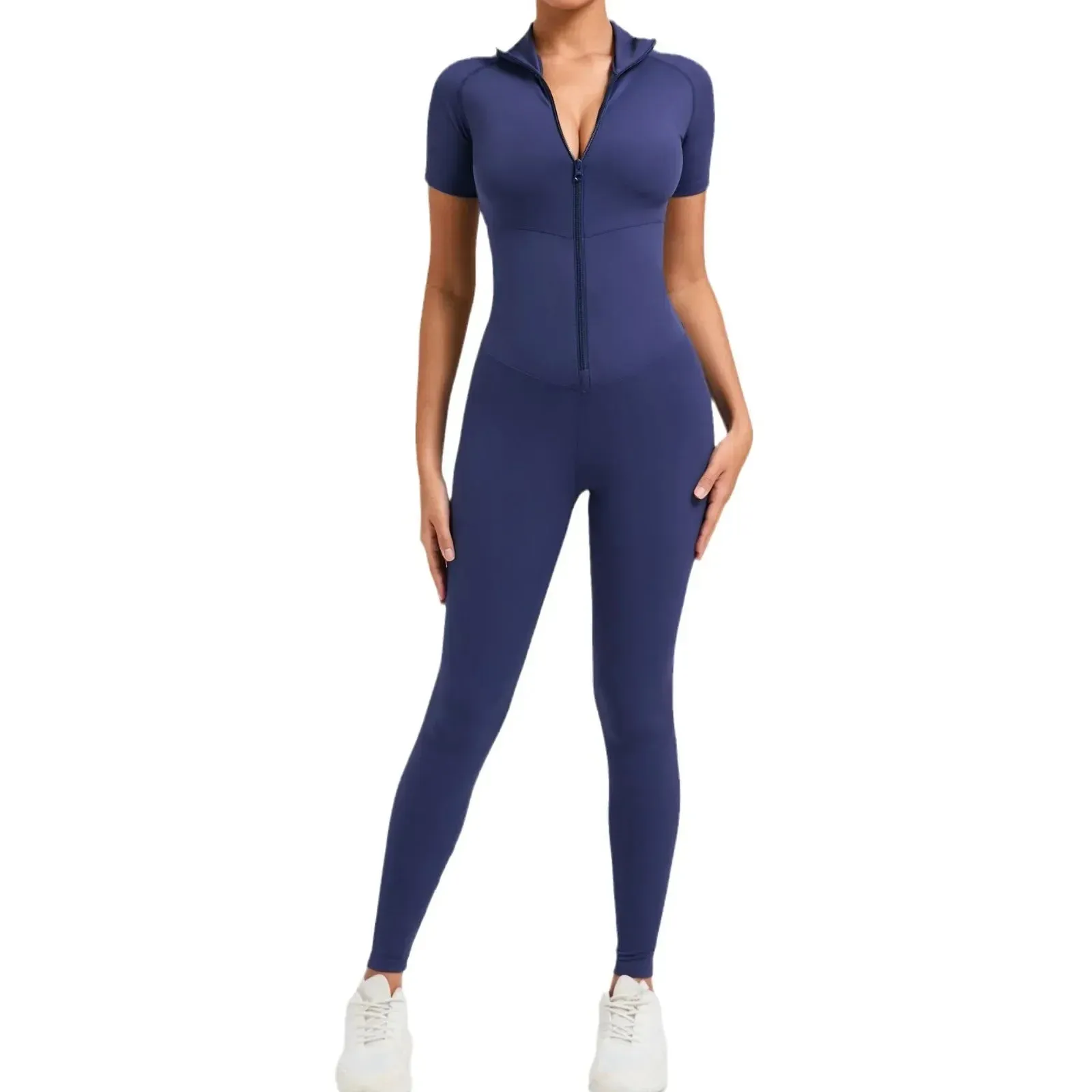 Core T-Sleeve Zip Jumpsuit