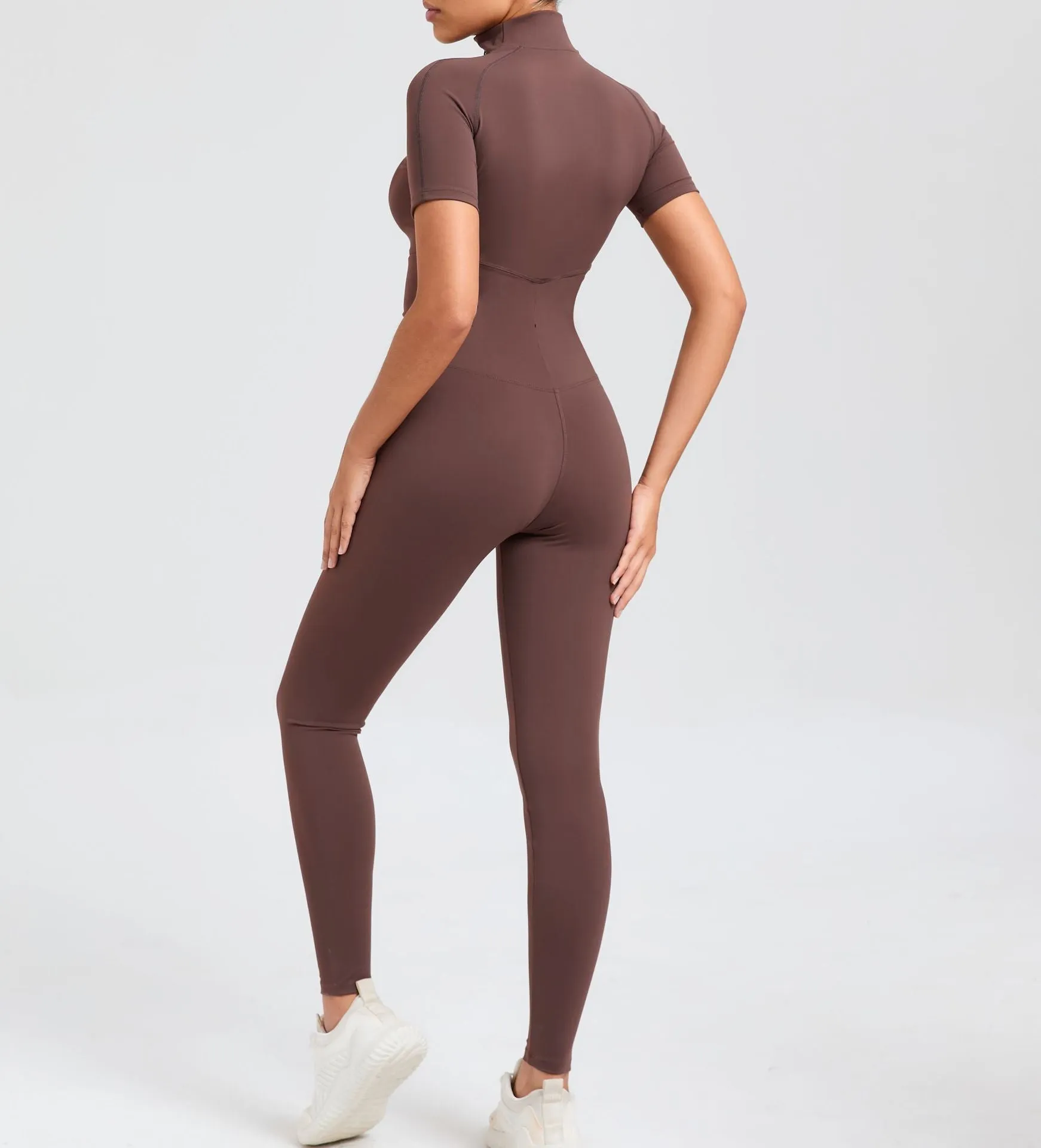 Core T-Sleeve Zip Jumpsuit