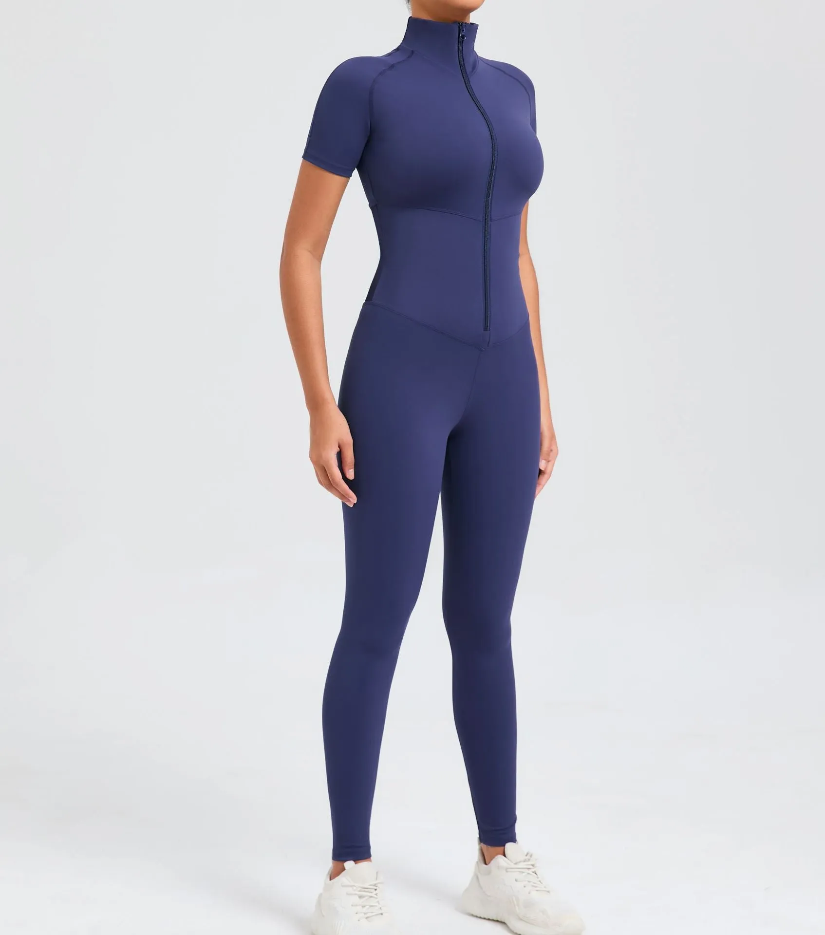 Core T-Sleeve Zip Jumpsuit