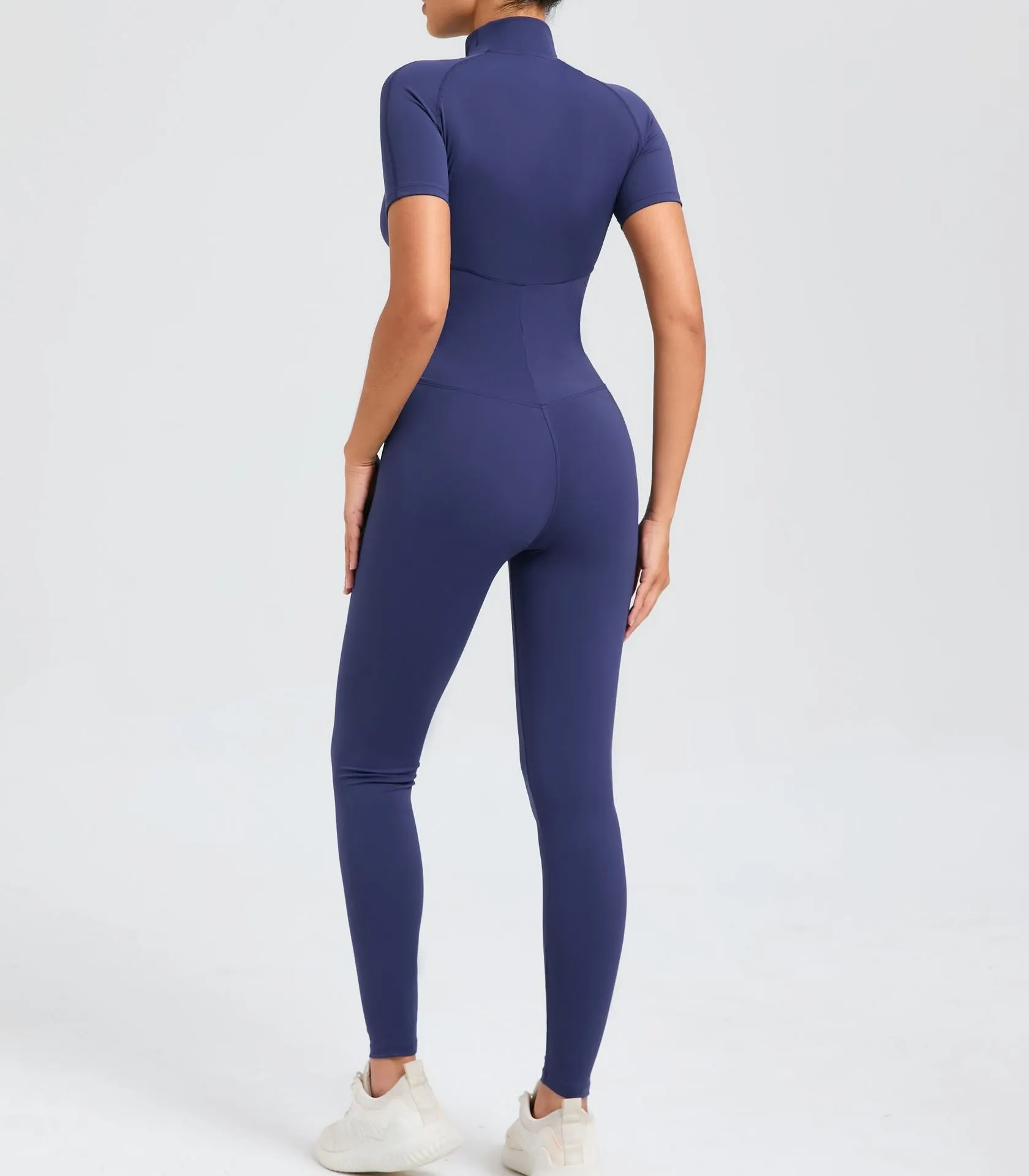 Core T-Sleeve Zip Jumpsuit