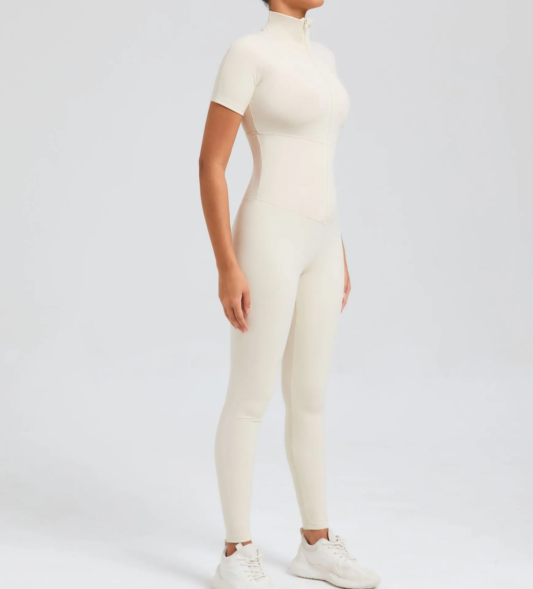 Core T-Sleeve Zip Jumpsuit