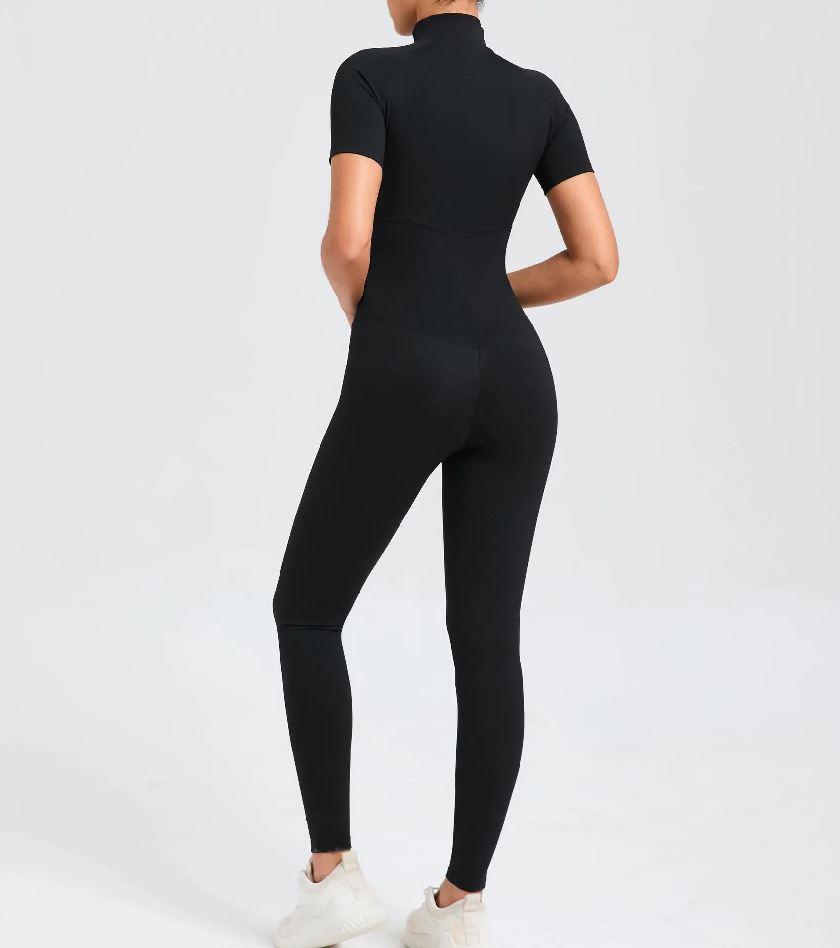 Core T-Sleeve Zip Jumpsuit