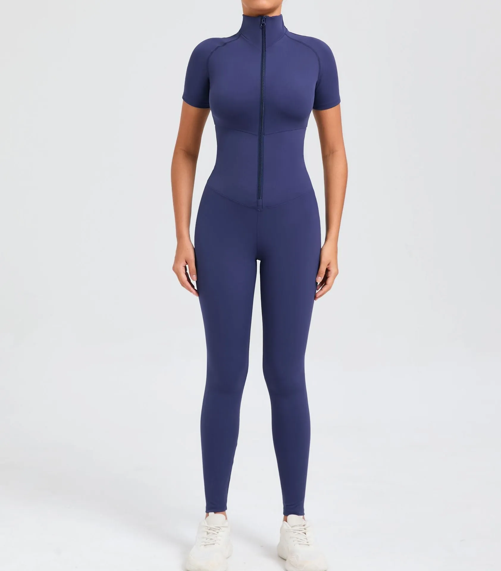 Core T-Sleeve Zip Jumpsuit