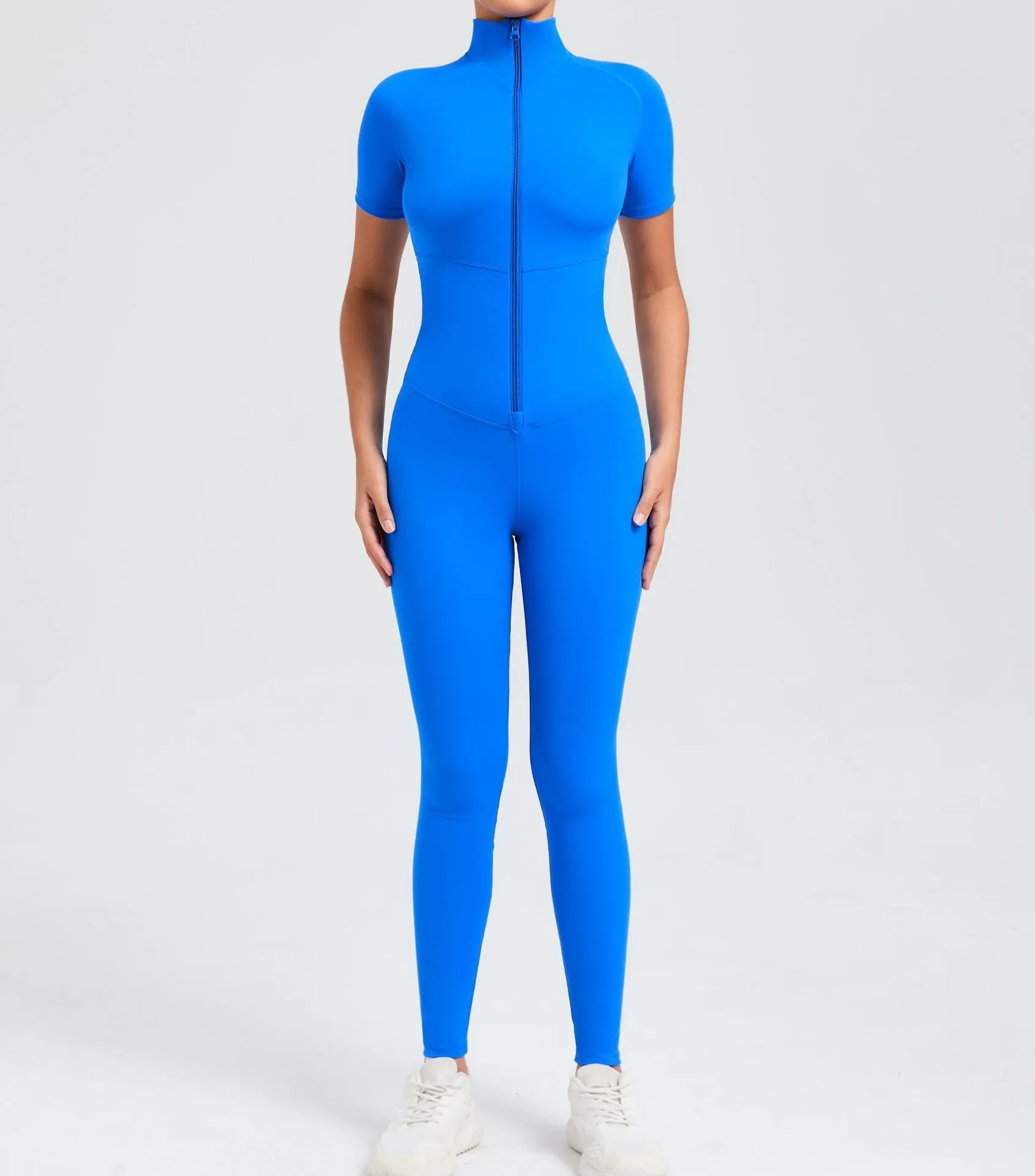 Core T-Sleeve Zip Jumpsuit