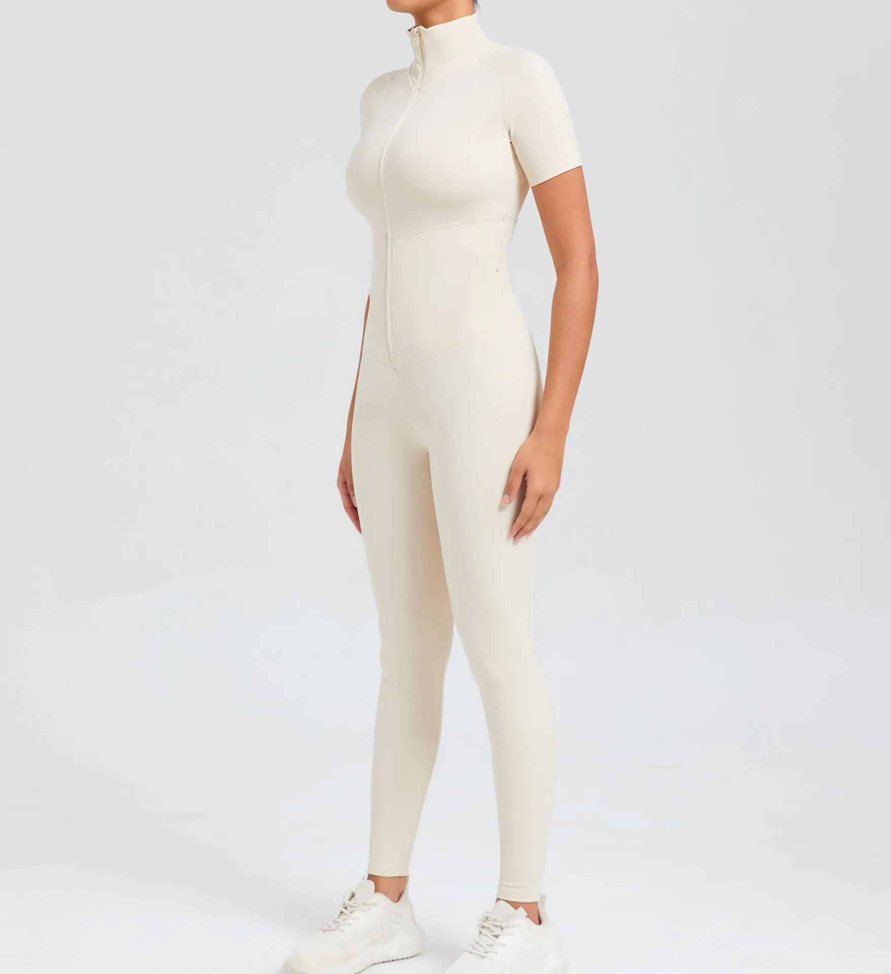 Core T-Sleeve Zip Jumpsuit