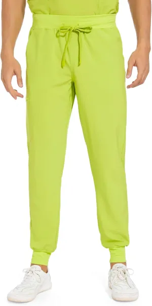 COZYFIT Scrub Pants for Men - Slim Jogger Pants with 5 Pockets, Yoga Waistband, Anti-Wrinkle Scrubs for Men