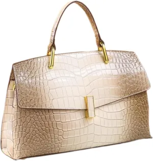 Crocodile Pattern Leather Women's Handbags Luxury Fashion Shell Purse Shoulder Crossbody Bag Top Handle Messenger Bags