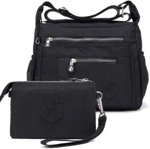 Crossbody Bag for Women Nylon Waterproof Shoulder Handbags Purse Messenger Bag Ladies Travel Bag Pocketbooks