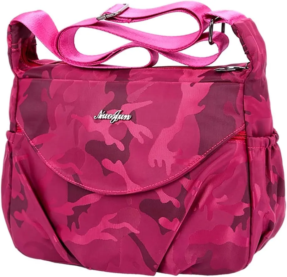Crossbody Bag for Women Waterproof Nylon Shoulder Bag Messenger Bag Casual Handbag Purse