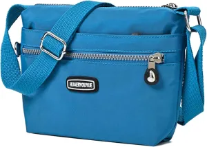 Crossbody Bag for Women Waterproof Shoulder Bag Casual Nylon Purse Handbag Lightweight Pocketbooks