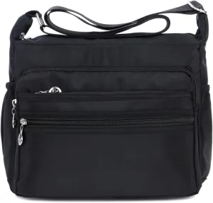 Crossbody Purses for women Multi-Pocket Nylon Shoulder Bags Lightweight Travel Purses Messenger Handbags