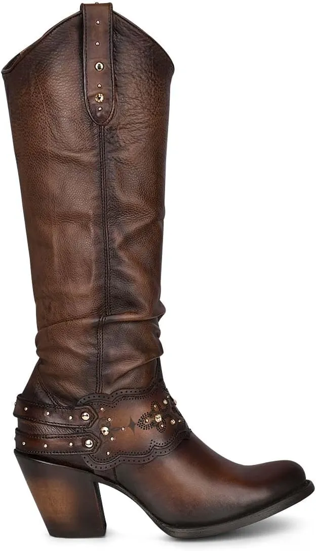 Cuadra Women's Tall Boot in Bovine Leather Brown