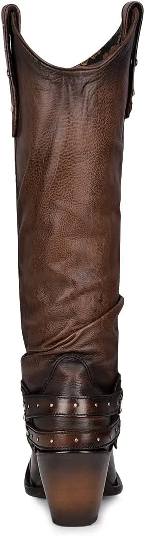 Cuadra Women's Tall Boot in Bovine Leather Brown