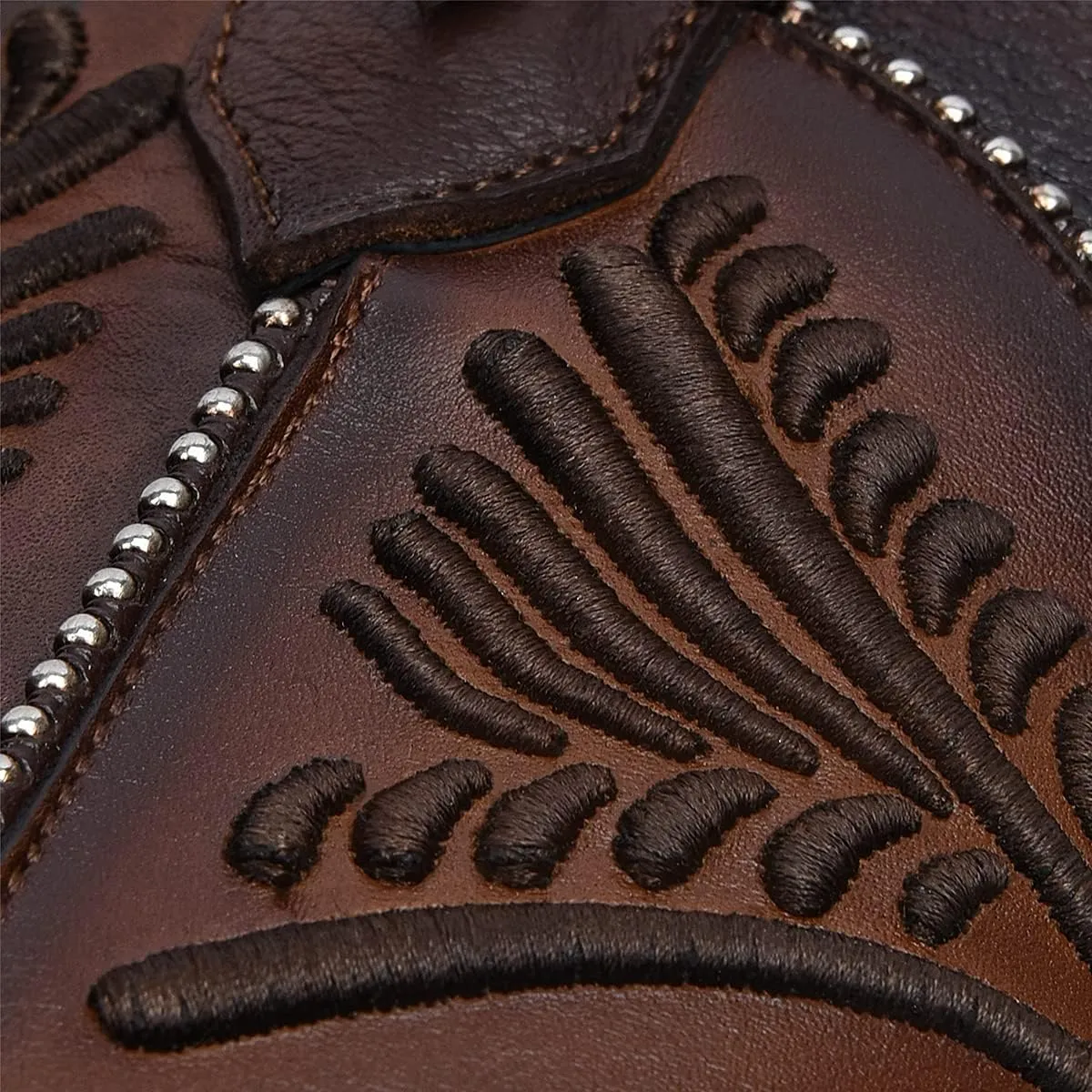 Cuadra Women's Tall Boot in Bovine Leather with Zipper Brown