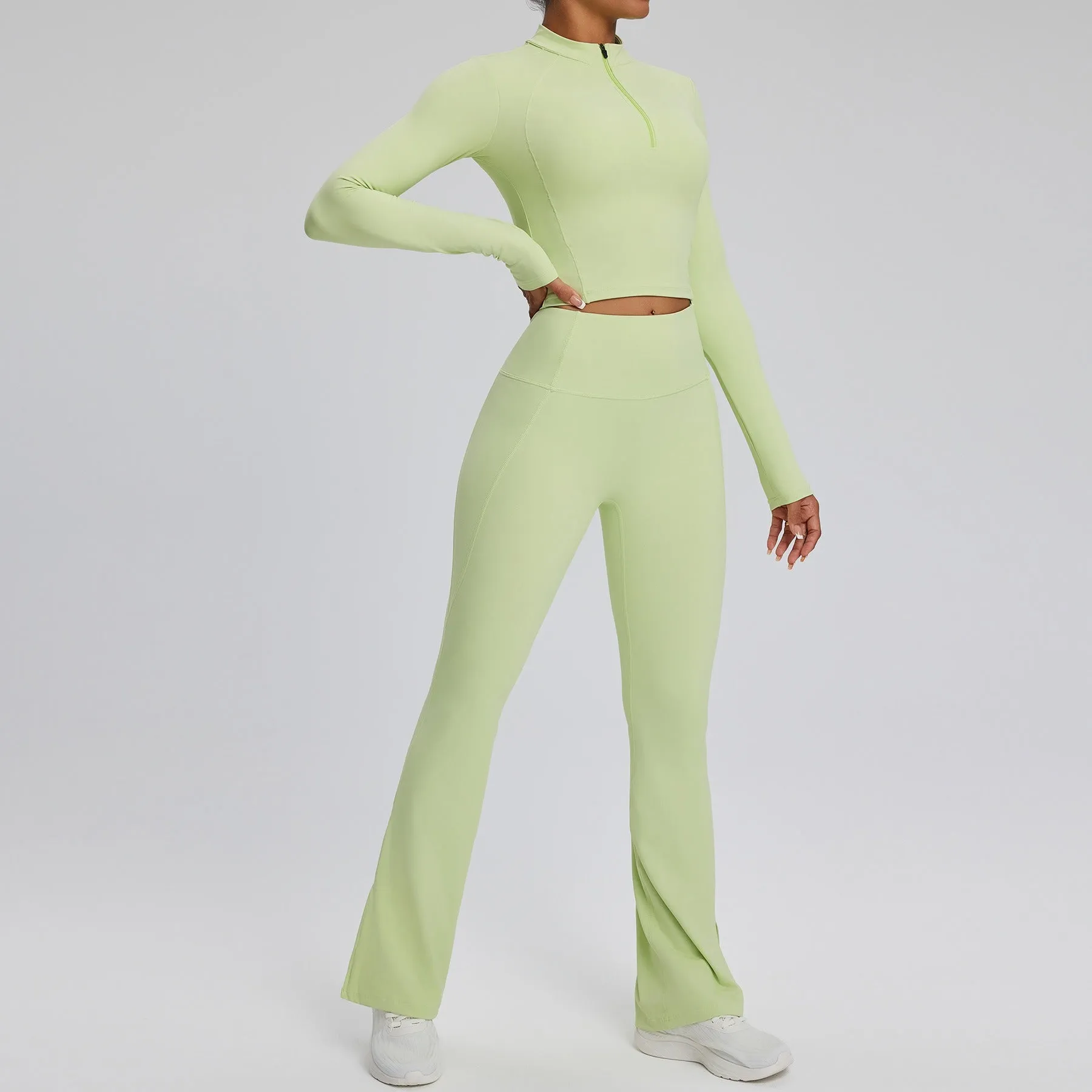 Dara Longsleeve Top & Flared Set