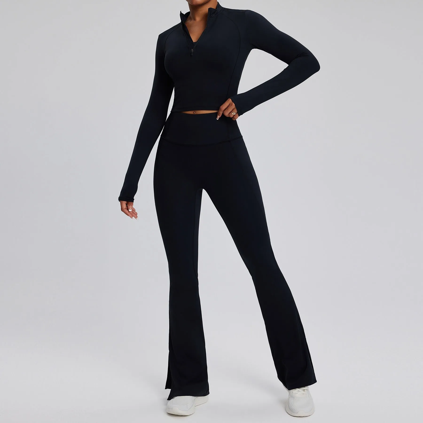 Dara Longsleeve Top & Flared Set