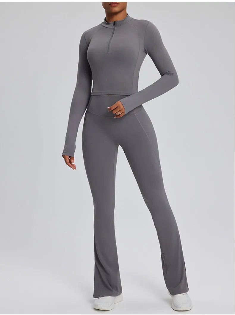Dara Longsleeve Top & Flared Set