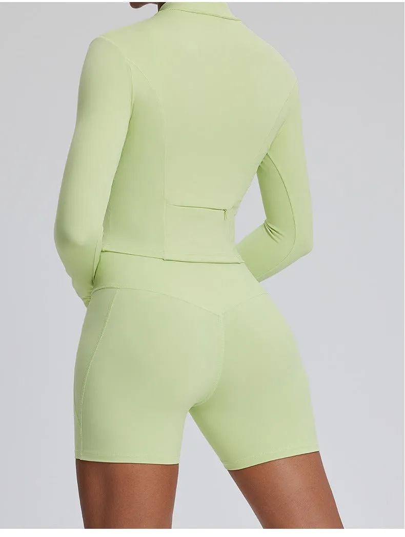 Dara Longsleeve Top & Shorts Set