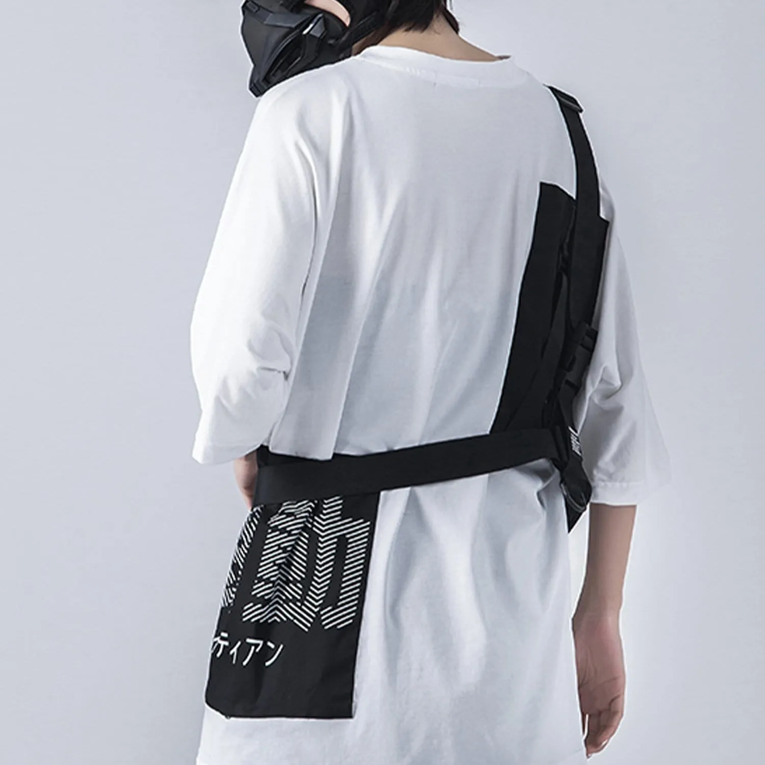 Dark Functional Messenger Bag