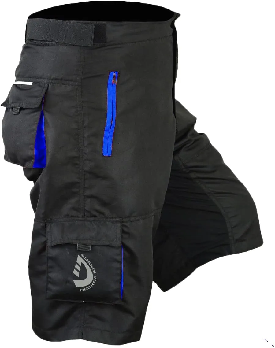 Deckra Mens Cycling Shorts MTB Mountain Biking Bike Padded Liner Shorts