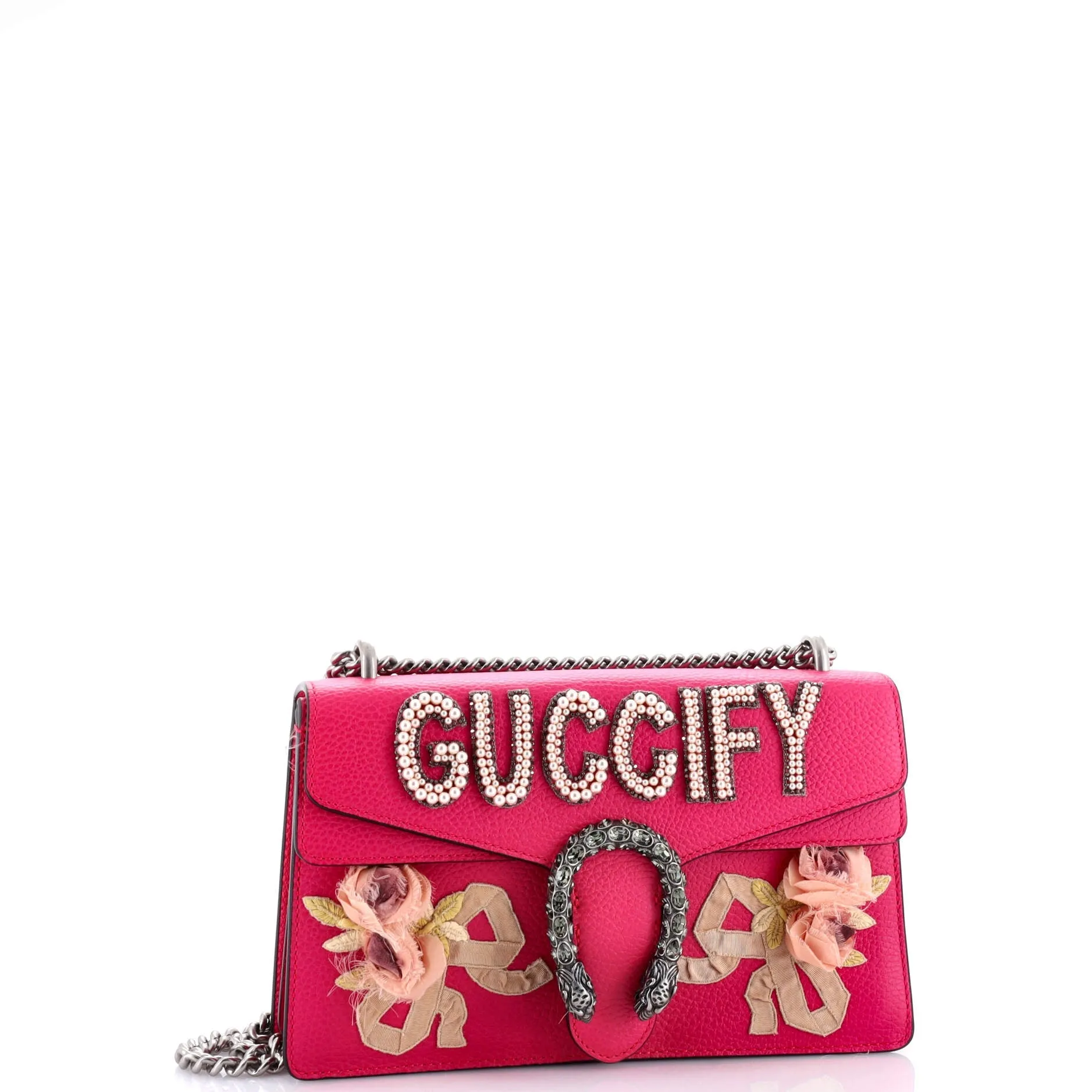 Dionysus Bag Embellished Leather Small