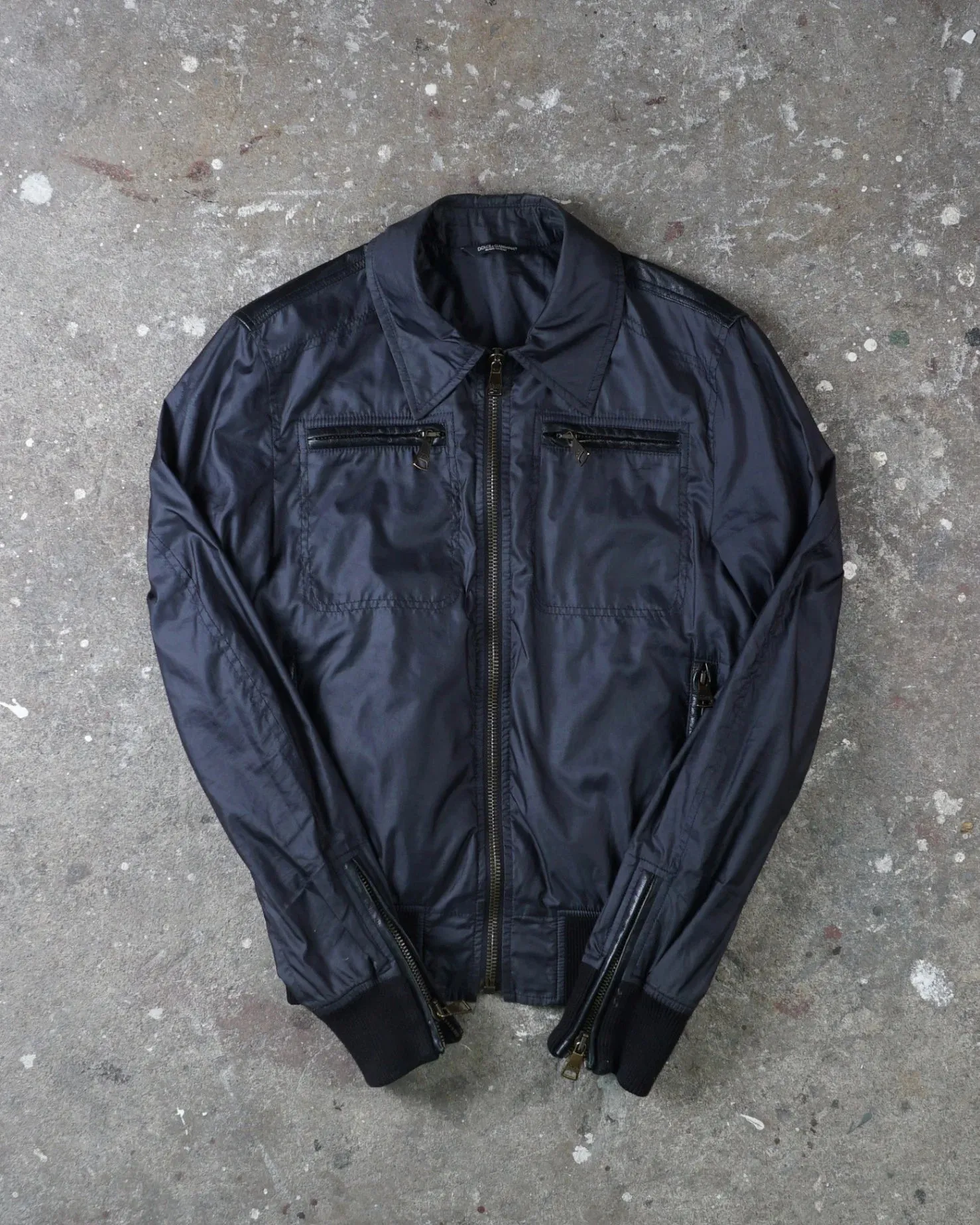 Dolce & Gabbana Nylon Jacket Black 2000s