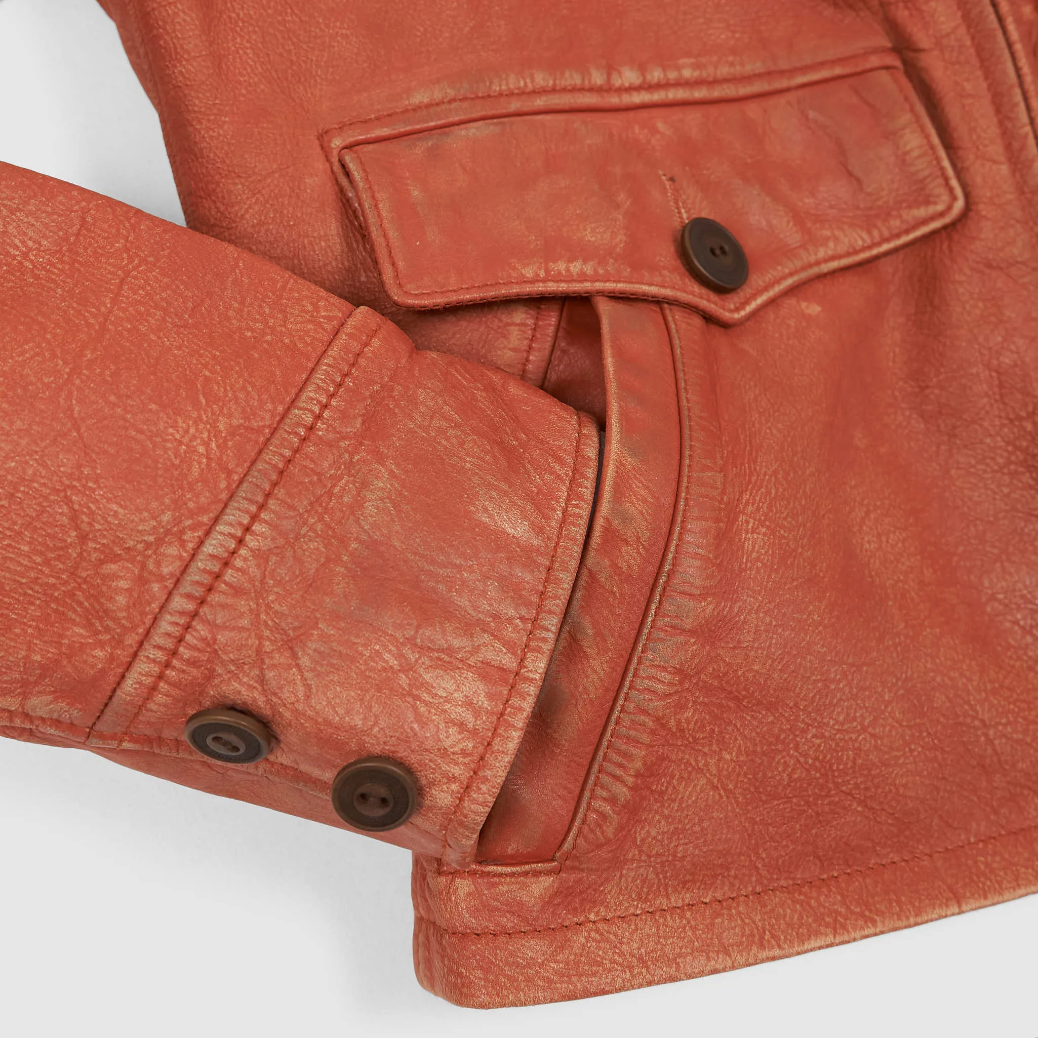 Double RL Ladies Williams Lined Moto Leather Jacket