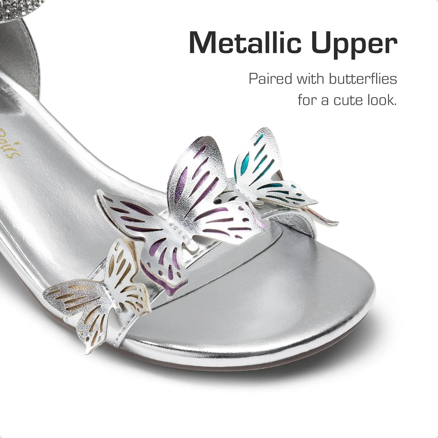 DREAM PAIRS Lace Up Low Heel Sandals for Girls Ankle Strap Dress Pump Strappy Gladiator Wedding Party Shoes for Little Kid/Big Kid