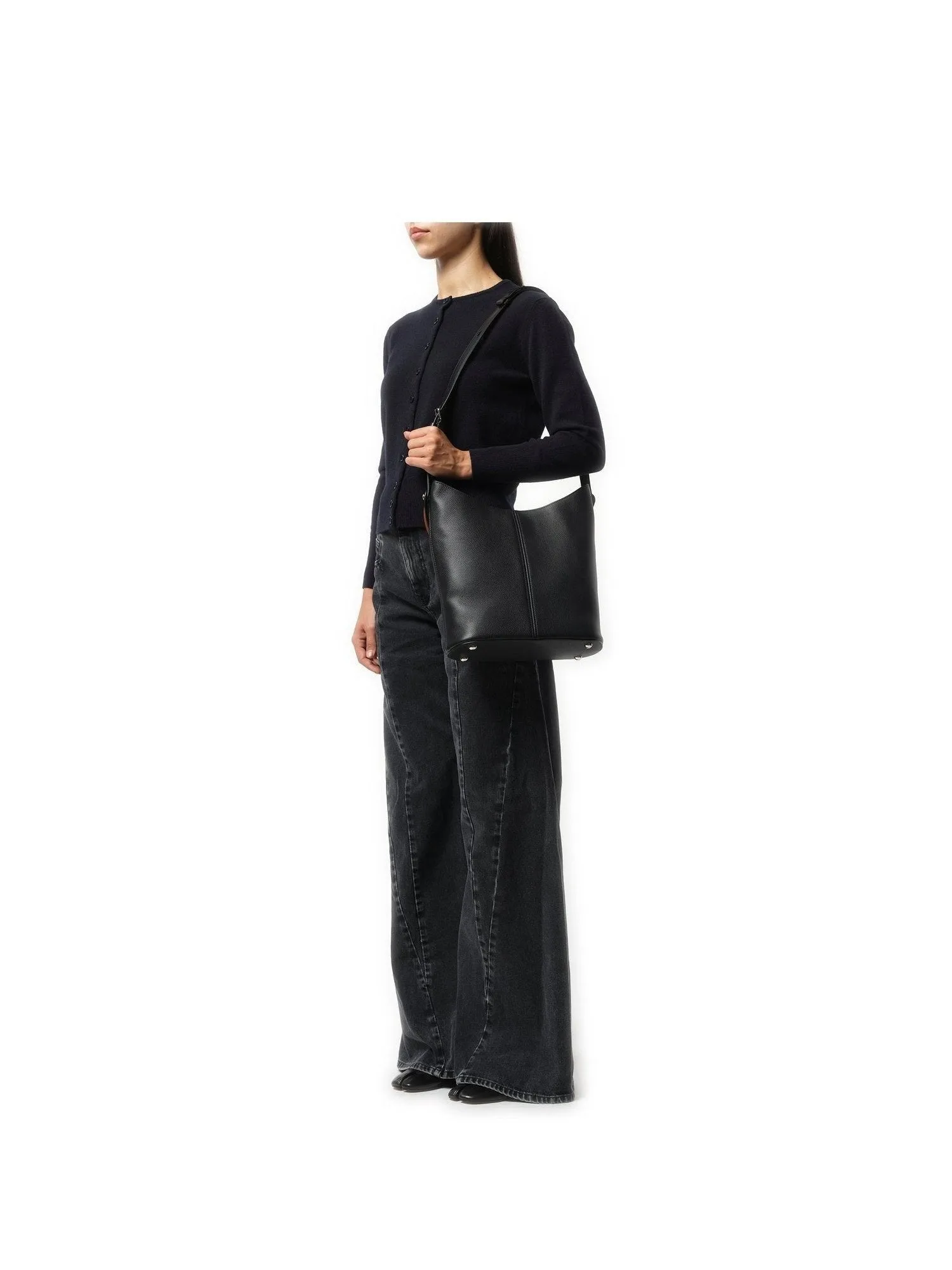 Dress-Age Hobo Bag in Black/Chestnut