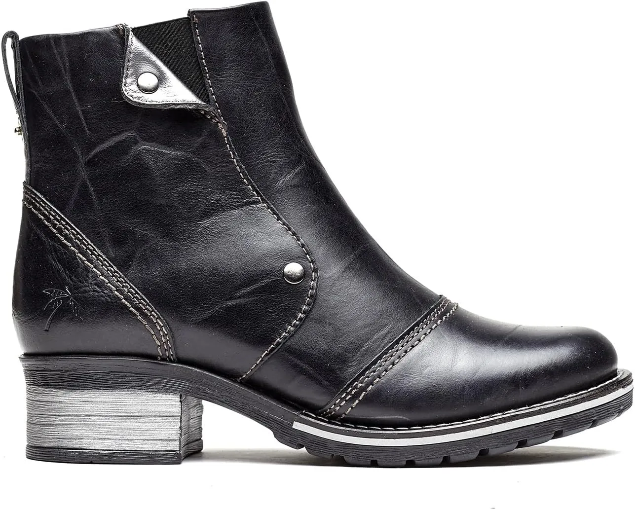 Dromedaris Kassia leather ankle boot - inside zip
