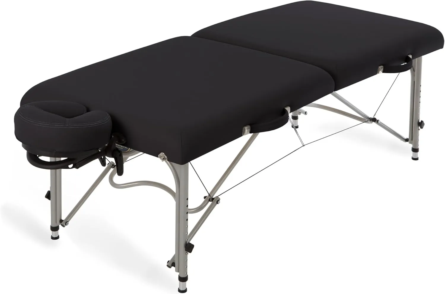 EARTHLITE Portable Massage Table LUNA - Ultra-Lightweight, Patented Aluminum Reiki Frame incl. Flex-Rest Face Cradle & Carry Case (29lb)