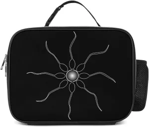 Egg Sperm Reproduction Insulated Lunch Bag To-Go Meal Box Container Tote With Detachable Buckled Handle