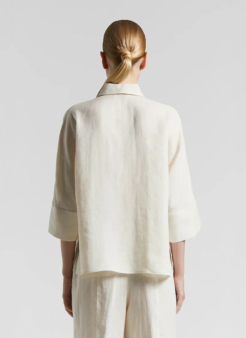 Elbow Linen Shirt