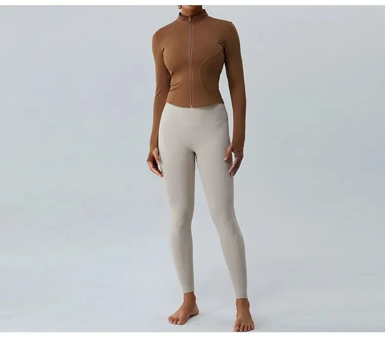 Elsie Zip Up Longsleeve Top