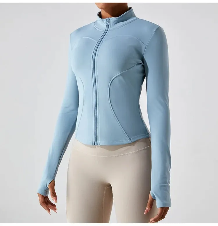 Elsie Zip Up Longsleeve Top