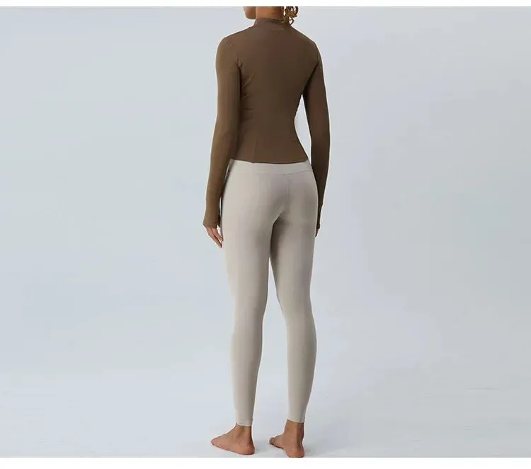 Elsie Zip Up Longsleeve Top
