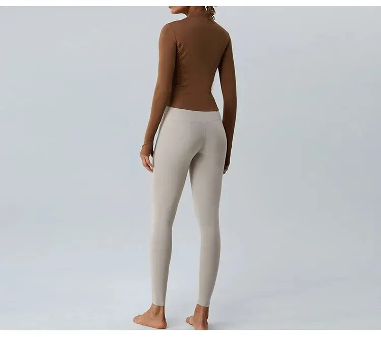 Elsie Zip Up Longsleeve Top