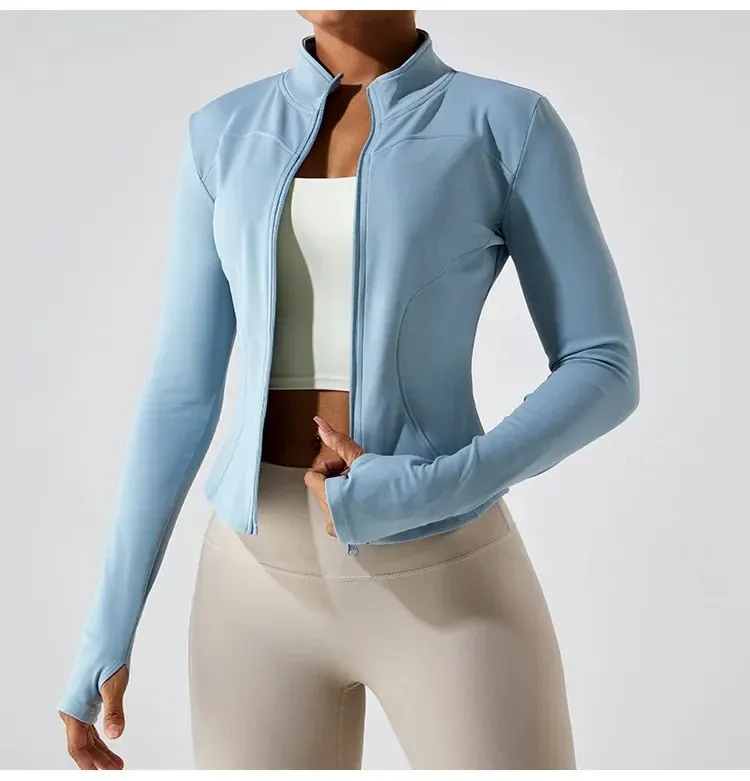Elsie Zip Up Longsleeve Top